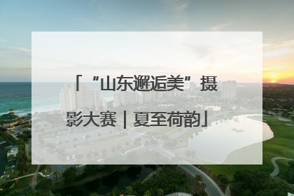 “山东邂逅美”摄影大赛｜夏至荷韵
