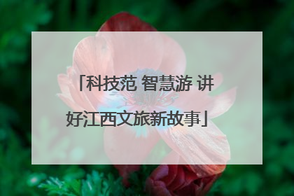 科技范 智慧游 讲好江西文旅新故事