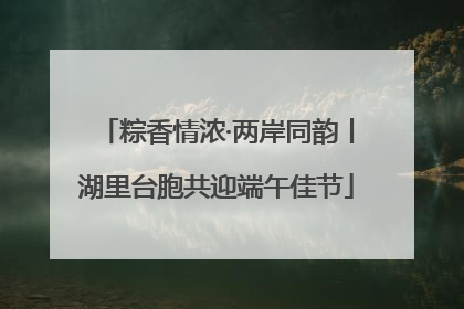 粽香情浓·两岸同韵丨湖里台胞共迎端午佳节