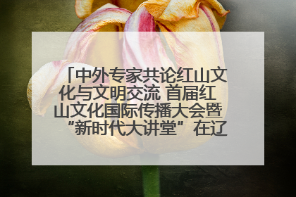 中外专家共论红山文化与文明交流 首届红山文化国际传播大会暨“新时代大讲堂”在辽宁朝阳举办