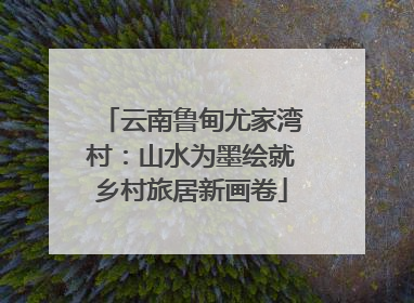 云南鲁甸尤家湾村：山水为墨绘就乡村旅居新画卷