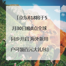京东618将于5月30日晚8点全球同步开启 海外新用户可领百元大礼包