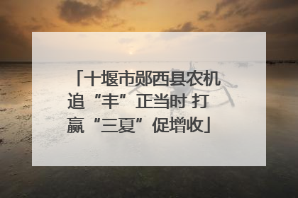 十堰市郧西县农机追“丰”正当时 打赢“三夏”促增收