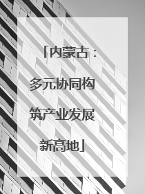 内蒙古：多元协同构筑产业发展新高地