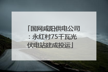 国网咸阳供电公司：永红村75千瓦光伏电站建成投运