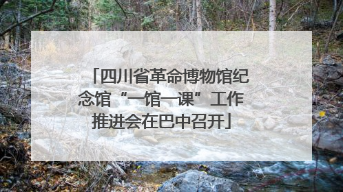 四川省革命博物馆纪念馆“一馆一课”工作推进会在巴中召开
