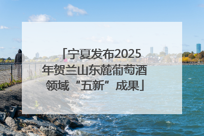 宁夏发布2025年贺兰山东麓葡萄酒领域“五新”成果