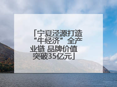 宁夏泾源打造“牛经济”全产业链 品牌价值突破35亿元
