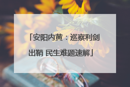 安阳内黄：巡察利剑出鞘 民生难题速解
