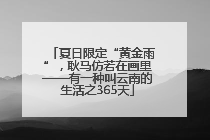 夏日限定“黄金雨”,耿马仿若在画里——有一种叫云南的生活之365天