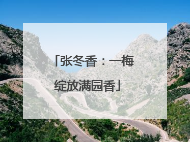 张冬香：一梅绽放满园香