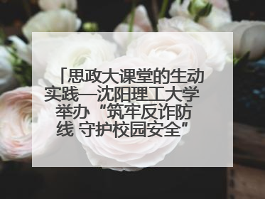 思政大课堂的生动实践—沈阳理工大学 举办“筑牢反诈防线 守护校园安全” 大学生反诈情景剧展演活动