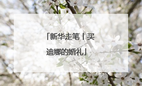 新华走笔丨买迪娜的婚礼