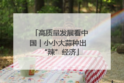 高质量发展看中国｜小小大蒜种出“辣”经济