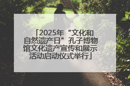 2025年“文化和自然遗产日”孔子博物馆文化遗产宣传和展示活动启动仪式举行