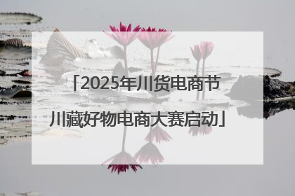 2025年川货电商节川藏好物电商大赛启动