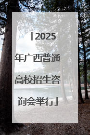 2025年广西普通高校招生咨询会举行
